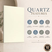 Almond Silk solid quartz detail, Marmo Finish