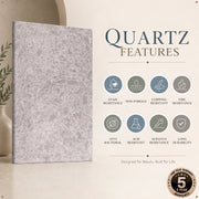 Alpine Lace backlit marble quartz detail, Marmo Finish
