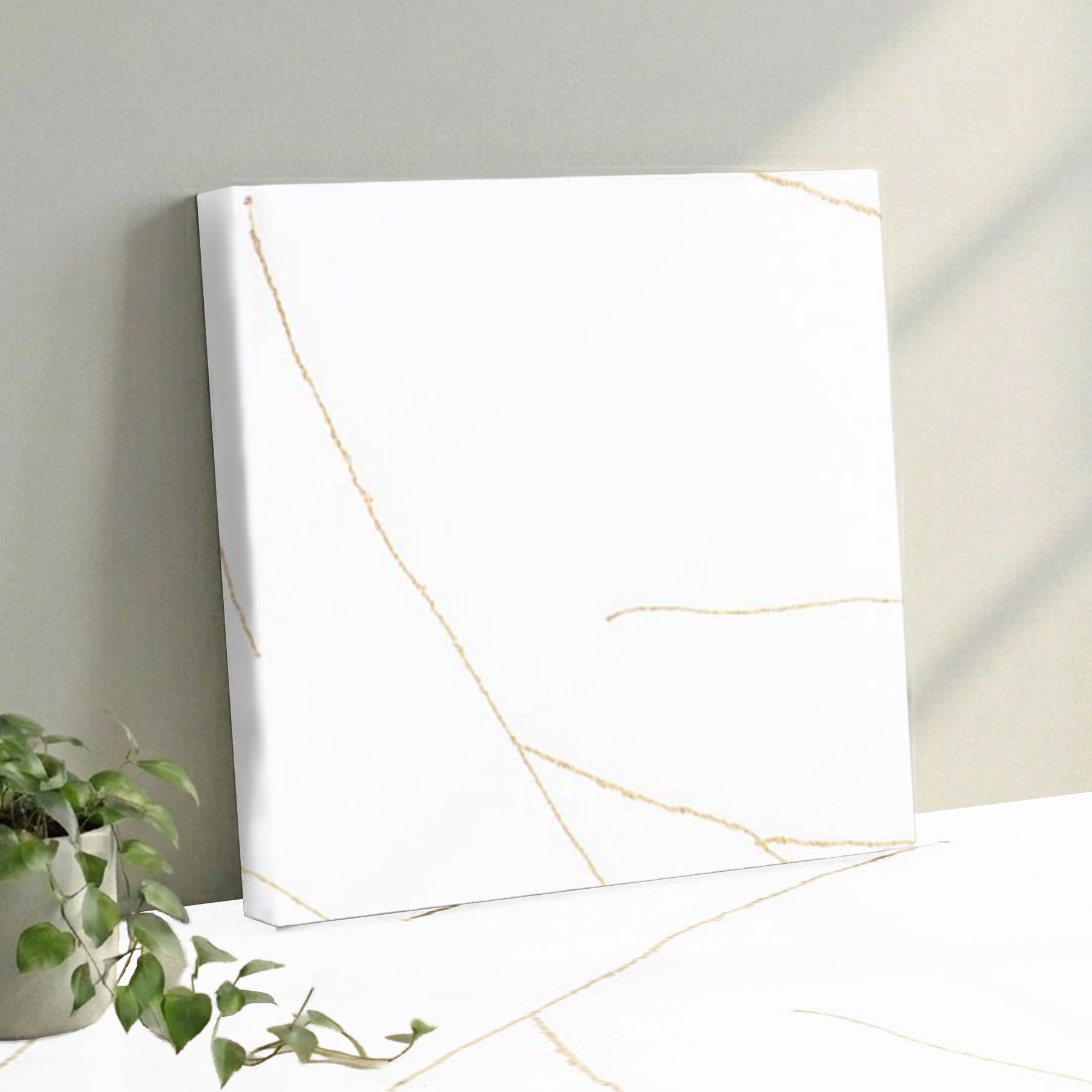 Aurelia Gold calacatta quartz detail, Marmo Finish