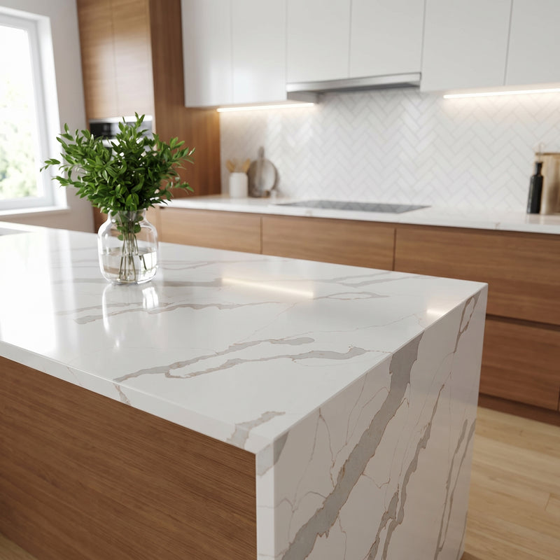 Ivory Crest — Calacatta Quartz