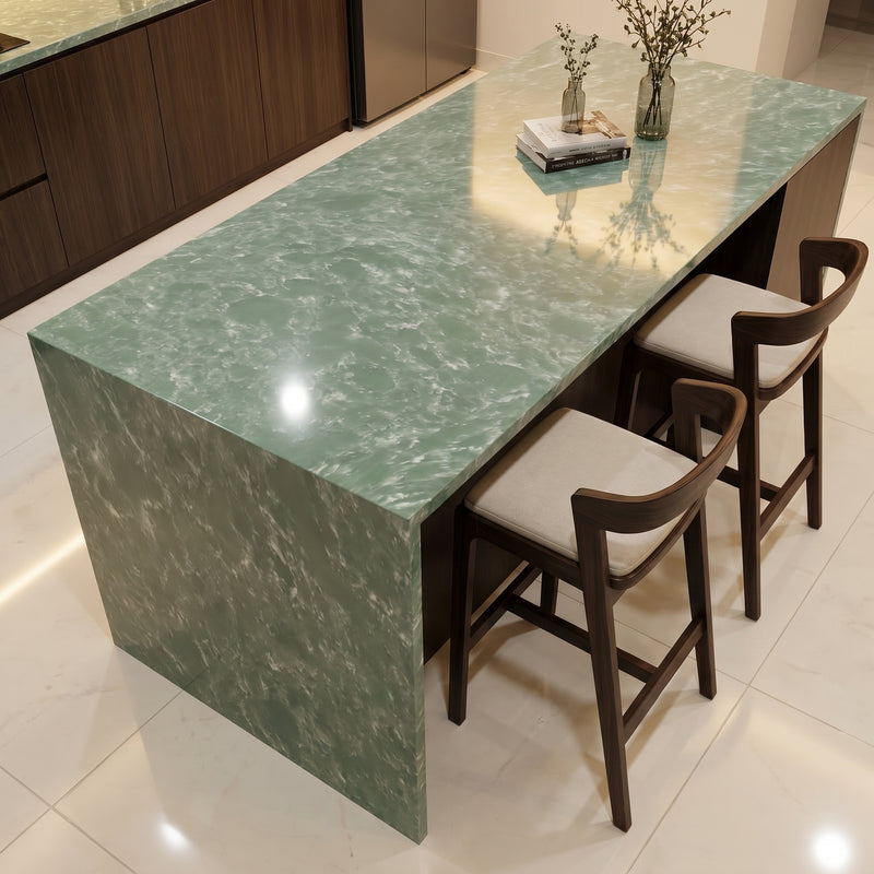 Verdant Veil — Backlit Quartz