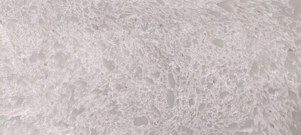 Alpine Lace backlit marble quartz slab in white, Marmo Finish