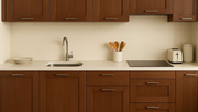 Almond Silk solid quartz slab in beige, Marmo Finish